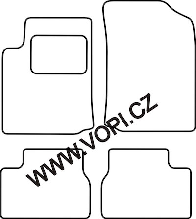 Autokoberce Citroen C3 03/2002 - 11/2009 Colorfit (824)